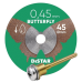 Dimanta disks ar kātu graverim Butterfly Distar 45 mm, īpaši plāns 0,45 mm, flīžu griešanai
