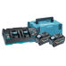 Makita 40V XGT akumulatoru komplekts 2 × 5,0 Ah ar lādētāju