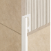 100 White, H=10 mm, 270 cm, Profilpas Mapei alumīnija flīžu profils, Color/88524