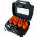 Elektriķa komplekts koferī 7 gab. TCT cietmetāla kroņi 22, 32, 35, 44, 51, 57, 60, 68, 76, 83 mm, Mandrex