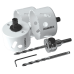 Elektriķiem 68 mm urbšanas kroņurbis Bi-Metal M42, HEX 8.5 turētājs, HSS centrēšanas urbis, Mandrex Elektriķiem 68 mm urbšanas kroņurbis Bi-Metal M42, HEX 8.5 turētājs, HSS centrēšanas urbis, Mandrex